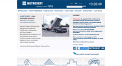 Desktop Screenshot of metrosert.ee