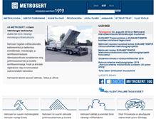 Tablet Screenshot of metrosert.ee